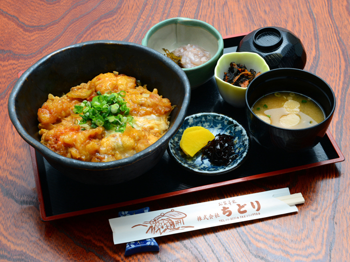 蛸天丼卵とじ